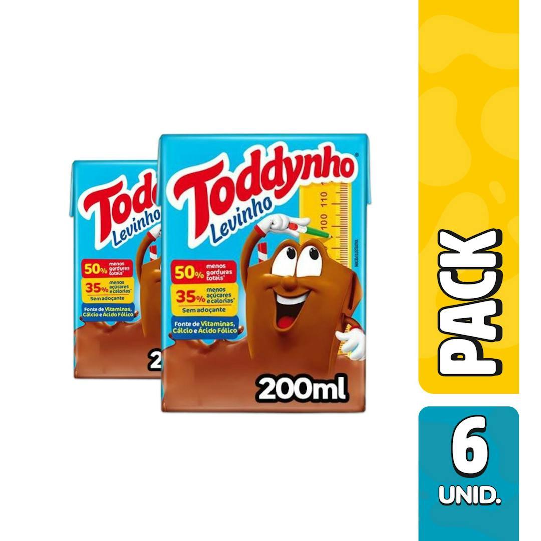 Zé Delivery - Achocolatado Toddynho 200ml - Pack de 6 unidades